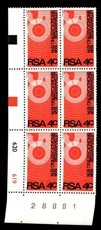 RSA 1974/07/13 50th Anniversary of Broadcasting in S.A. Control Blocks