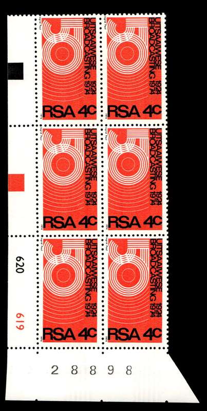 RSA 1974/07/13 50th Anniversary of Broadcasting in S.A. Control Blocks