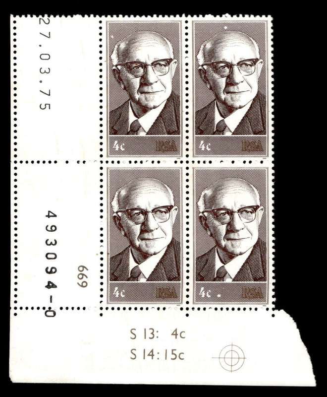 RSA 1975/03/27 Inauguration of State President Dr. Diederichs 4c Control Blocks