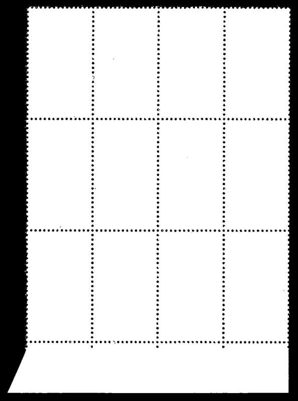 RSA 1975/07/24 Postal Mechanisation Sorting 4c Control Blocks *9 stamps