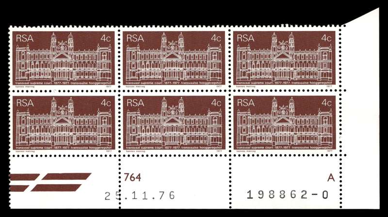 RSA 1976/11/25 Centenary of Transvaal Supreme Court 4c Cyl No 764A