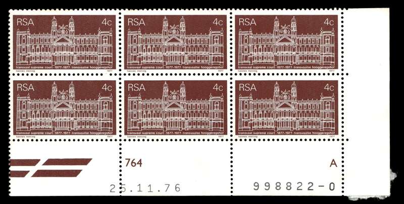 RSA 1976/11/25 Centenary of Transvaal Supreme Court 4c Cyl No 764A