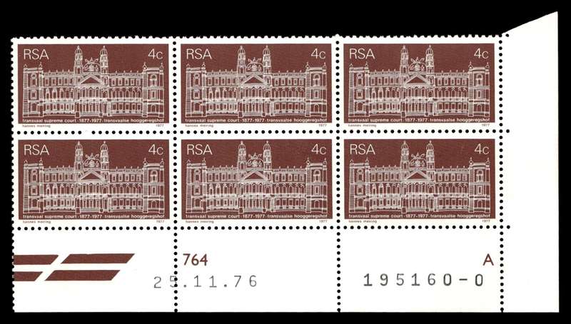 RSA 1976/11/25 Centenary of Transvaal Supreme Court 4c Cyl No 764A