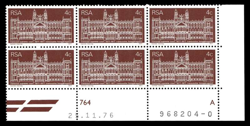 RSA 1976/11/25 Centenary of Transvaal Supreme Court 4c Cyl No 764A