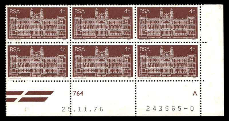 RSA 1976/11/25 Centenary of Transvaal Supreme Court 4c Cyl No 764A