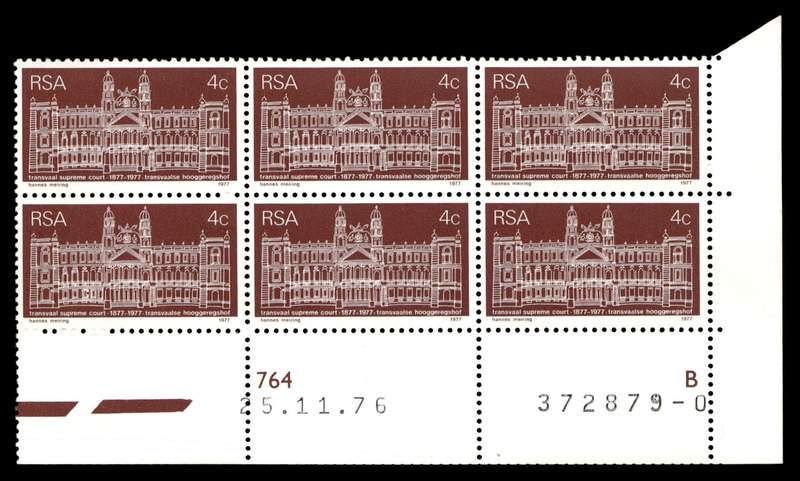 RSA 1976/11/25 Centenary of Transvaal Supreme Court 4c Cyl No 764B