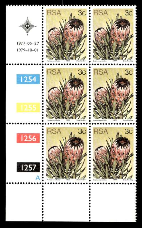 RSA 1979/10/01 3rd Definitive Issue 3c Cyl 1254 1255 1256 1257 A