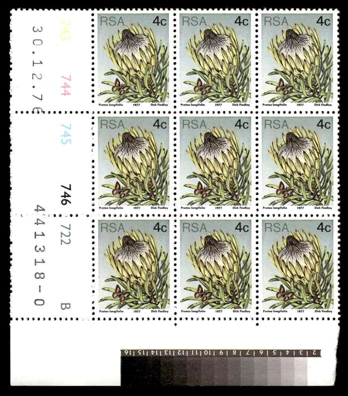 RSA 1976/12/30 3rd Definitive Issue 4c Cyl 743 744 745 746 722 B