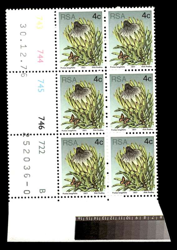 RSA 1976/12/30 3rd Definitive Issue 4c Cyl 743 744 745 746 722 B