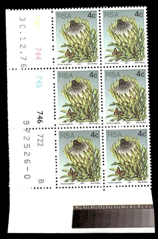 RSA 1976/12/30 3rd Definitive Issue 4c Cyl 743 744 745 746 722 B