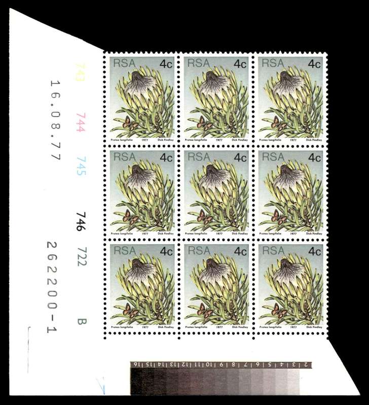 RSA 1977/08/16 3rd Definitive Issue 4c Cyl 743 744 745 746 722 B