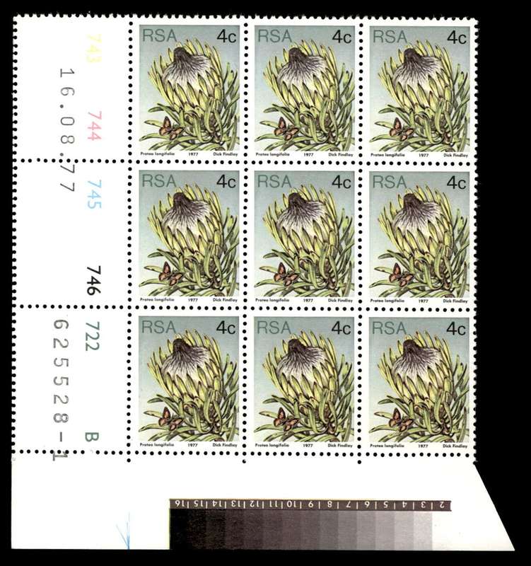 RSA 1977/08/16 3rd Definitive Issue 4c Cyl 743 744 745 746 722 B