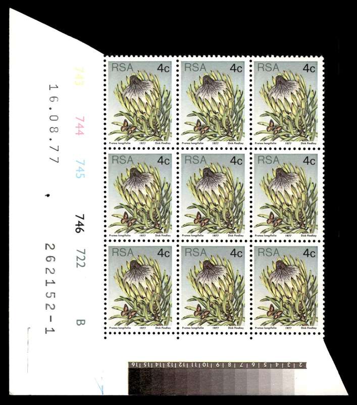 RSA 1977/08/16 3rd Definitive Issue 4c Cyl 743 744 745 746 722 B