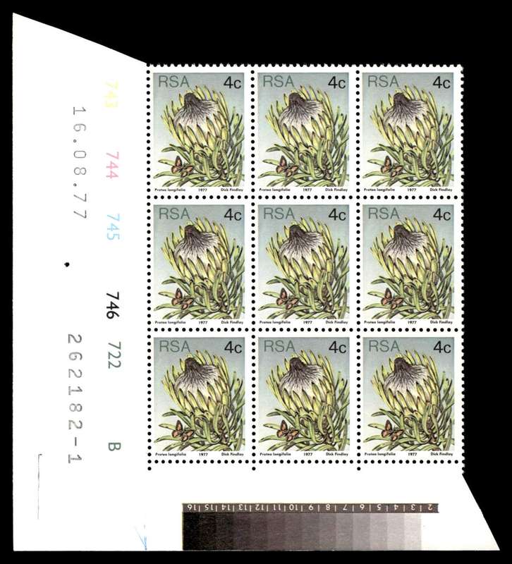 RSA 1977/08/16 3rd Definitive Issue 4c Cyl 743 744 745 746 722 B