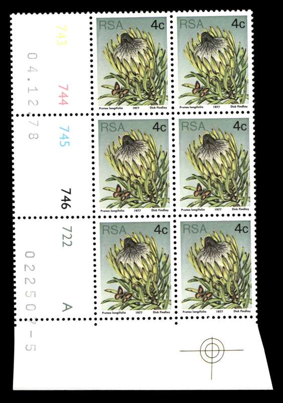 RSA 1978/12/04 3rd Definitive Issue 4c Cyl 743 744 745 746 722 A