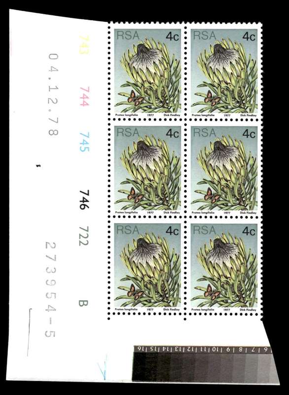 RSA 1978/12/04 3rd Definitive Issue 4c Cyl 743 744 745 746 722 B