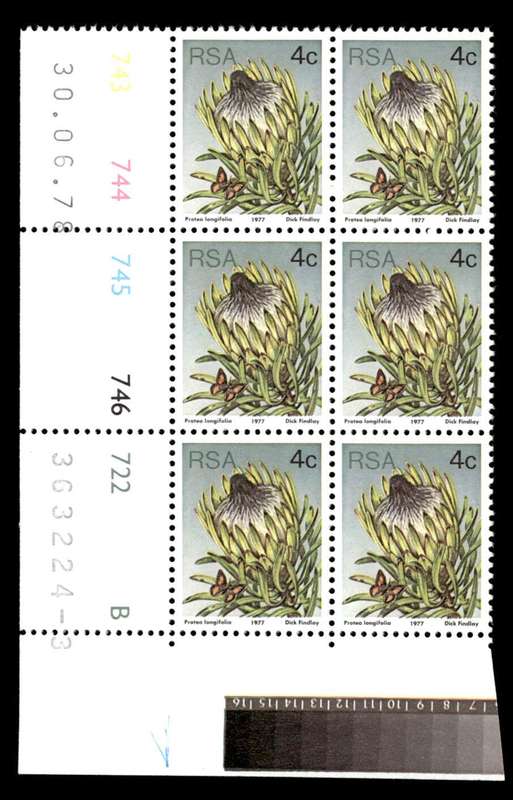 RSA 1978/06/30 3rd Definitive Issue 4c Cyl 743 744 745 746 722 B