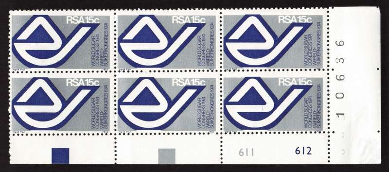 RSA 1974/06/13 15th World Sugar Congress Durban Control Blocks