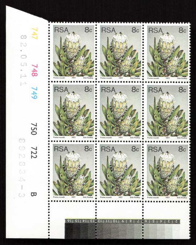 RSA 1982/05/11 3rd Definitive Issue 8c Cyl 747 748 749 750 722 B