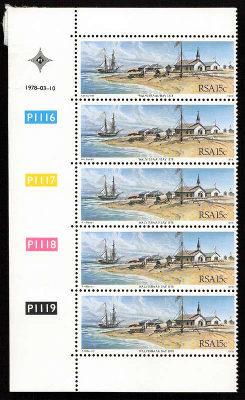 RSA 1978/03/10 Annex. Of Walvis Bay 15c P1116 P1117 P1118 P1119
