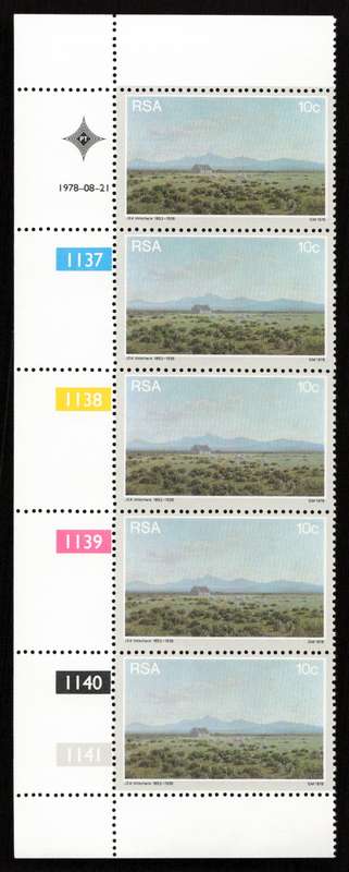 RSA 1978/08/21 Jan Ernest Abraham Volschenk Set of 4 Control Blocks