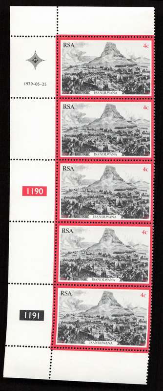 RSA 1979/05/25 Centenary of the 1879 Zulu War Control Blocks Set