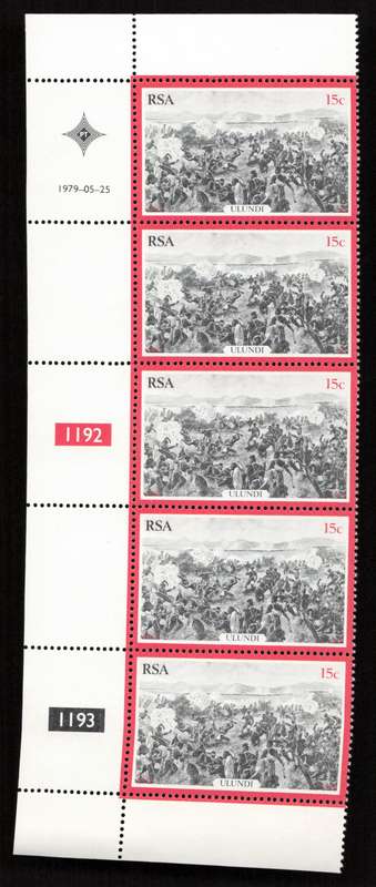 RSA 1979/05/25 Centenary of the 1879 Zulu War Control Blocks Set
