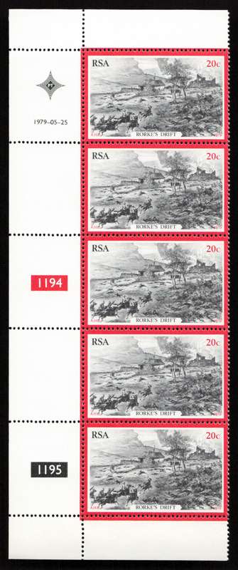 RSA 1979/05/25 Centenary of the 1879 Zulu War Control Blocks Set