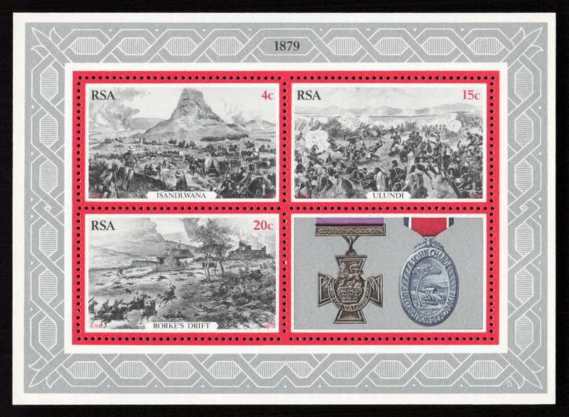 RSA 1979/05/25 Centenary of the 1879 Zulu War Miniature Sheet