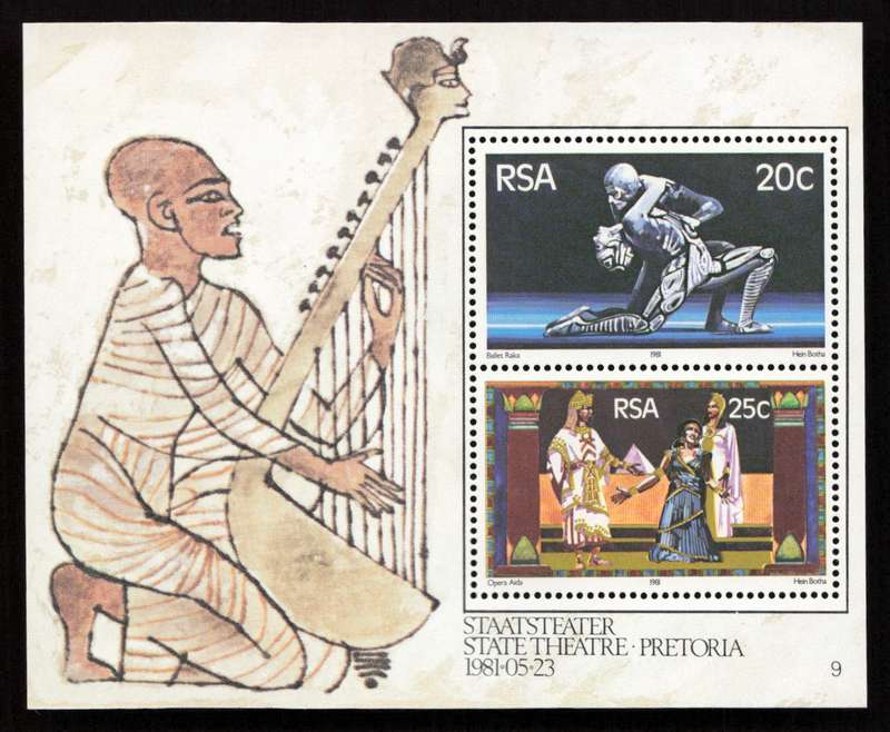RSA 1981/05/23 State Theatre Pretoria Miniature Sheet
