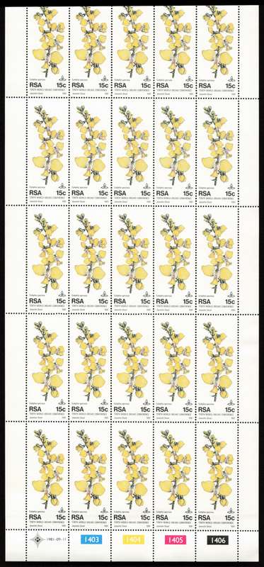 RSA 1981/09/11 Tenth World Orchid Conference Control Block Set *Complete sheets