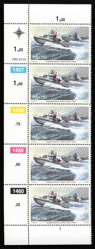RSA 1982/04/02 Anniversary of Simonstown S. Africas Navy Base Set