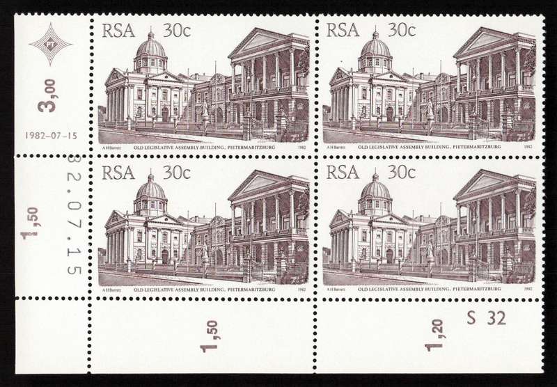 RSA 1982/07/15 4th Definitive Issue South African Architecture 30c S32