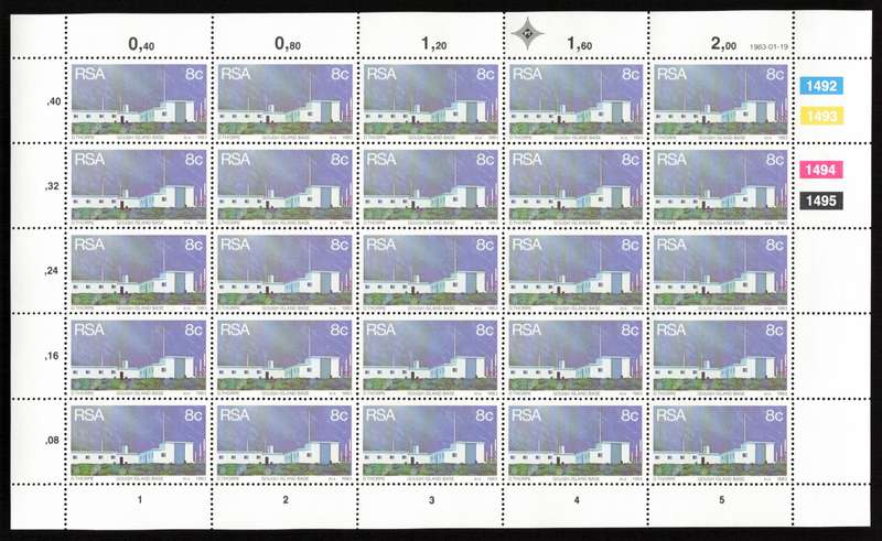 RSA 1983/01/19 Weather Stations Control Block Set * Complete Sheets