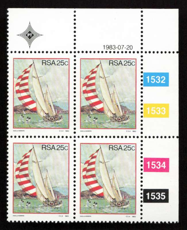 RSA 1983/07/20 Sport Activities in S.A. Control Block Set