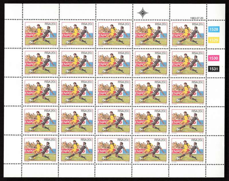 RSA 1983/07/20 Sport Activities in S.A. Control Block Set *Complete Sheets