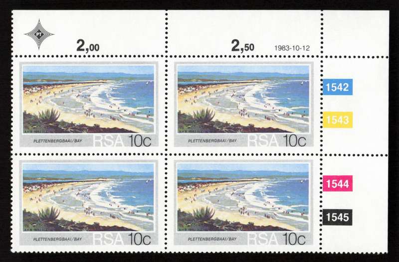 RSA 1983/10/12 Tourism S.A. Beaches Control Block Set