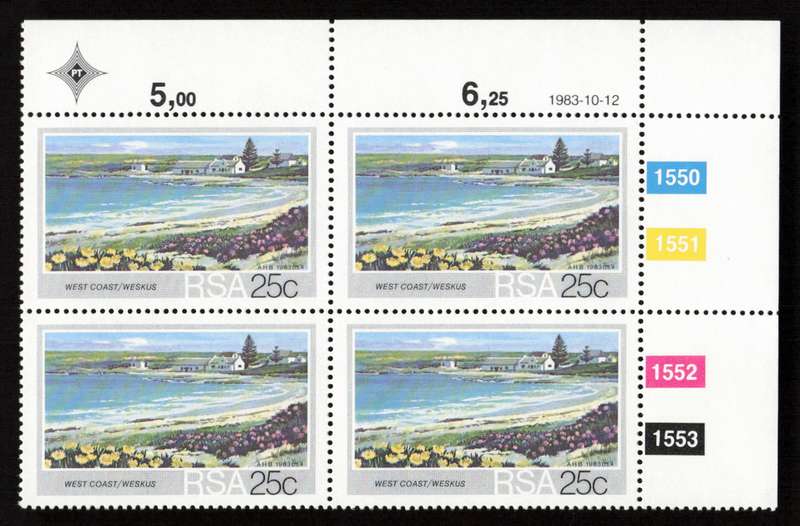 RSA 1983/10/12 Tourism S.A. Beaches Control Block Set
