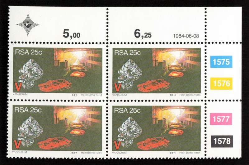 RSA 1984/06/08 Strategic Minerals Control Blocks Set