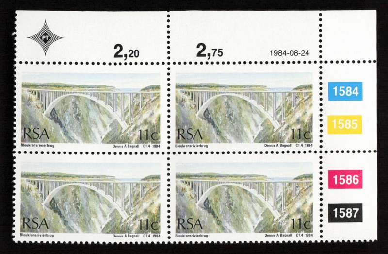 RSA 1984/08/24 South African Bridges Control Block Set