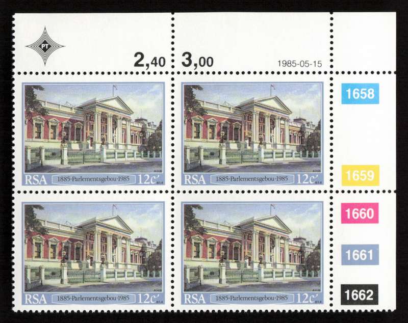 RSA 1985/05/15 Inauguration of the Cape Parliamentary Buildings 100 years ago Control Block Set