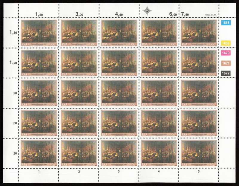 RSA 1985/05/15 Inauguration of the Cape Parliamentary Buildings 100 years ago Control Block Set *Com