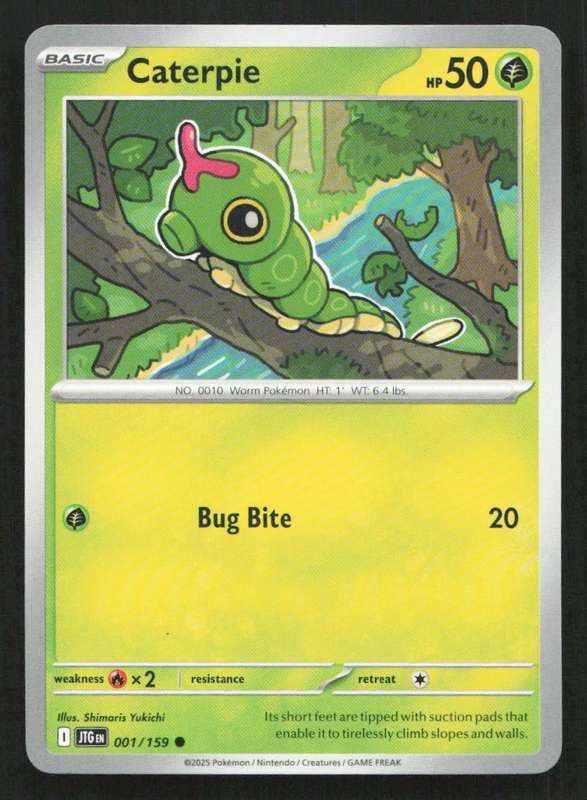 2025 Pokemon / Nintendo / Creatures / GAME FREAK Caterpie - SV09: Journey Together