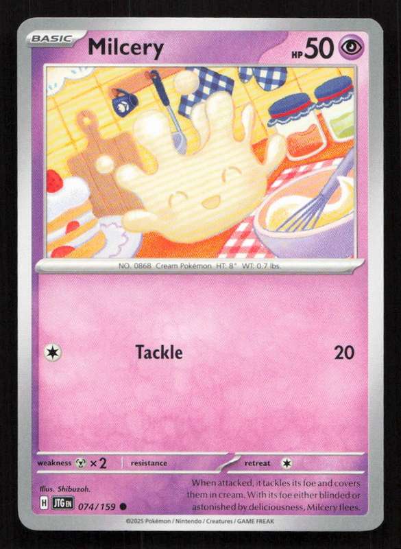 2025 Pokemon / Nintendo / Creatures / GAME FREAK Milcery - SV09: Journey Together