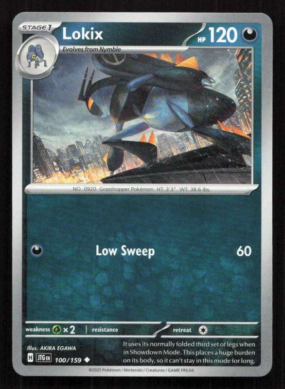 2025 Pokemon / Nintendo / Creatures / GAME FREAK Lokix - SV09: Journey Together