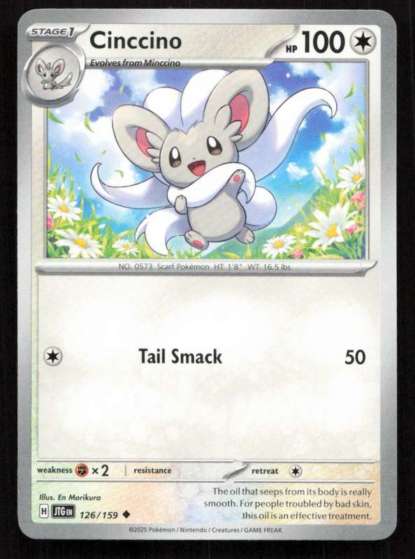 2025 Pokemon / Nintendo / Creatures / GAME FREAK Cinccino - SV09: Journey Together