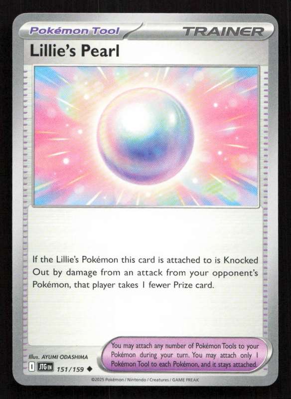 2025 Pokemon / Nintendo / Creatures / GAME FREAK Lillie's Pearl - SV09: Journey Together