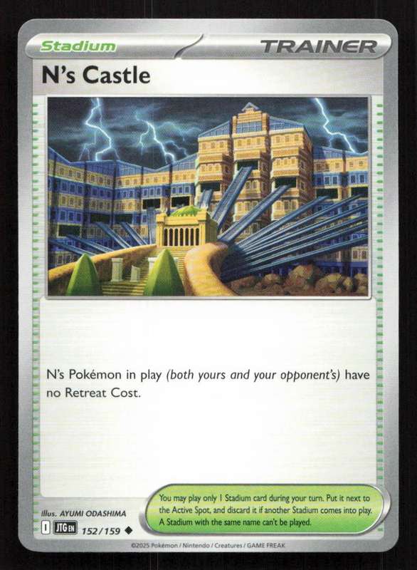 2025 Pokemon / Nintendo / Creatures / GAME FREAK N's Castle - SV09: Journey Together