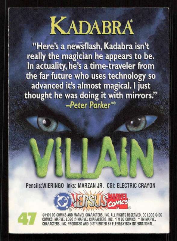 1995 DC VS Marvel Comics Kadabra 47
