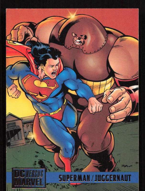 1995 DC VS Marvel Comics Superman / Juggernaut 80